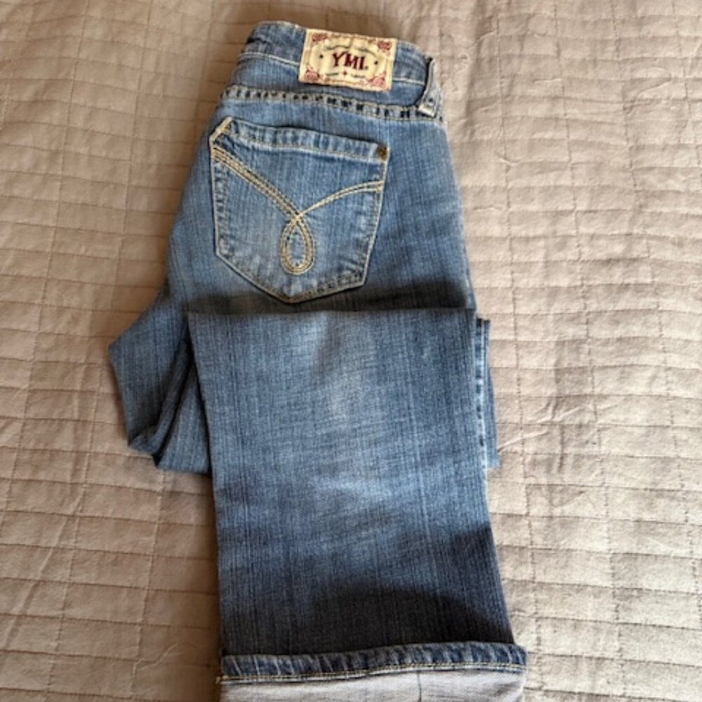 YMI High Cuffed and Cropped Jeans
